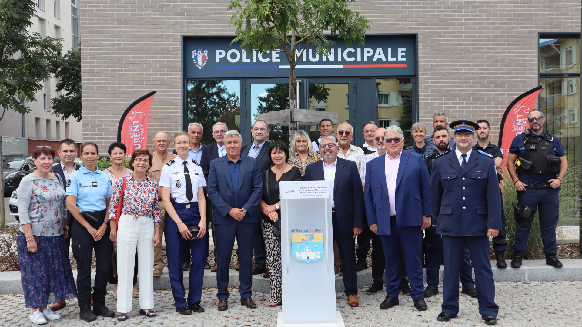 Inauguration poste de police